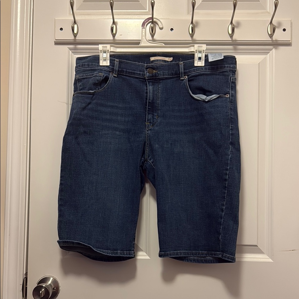Blue Jean Shorts with Classic Design